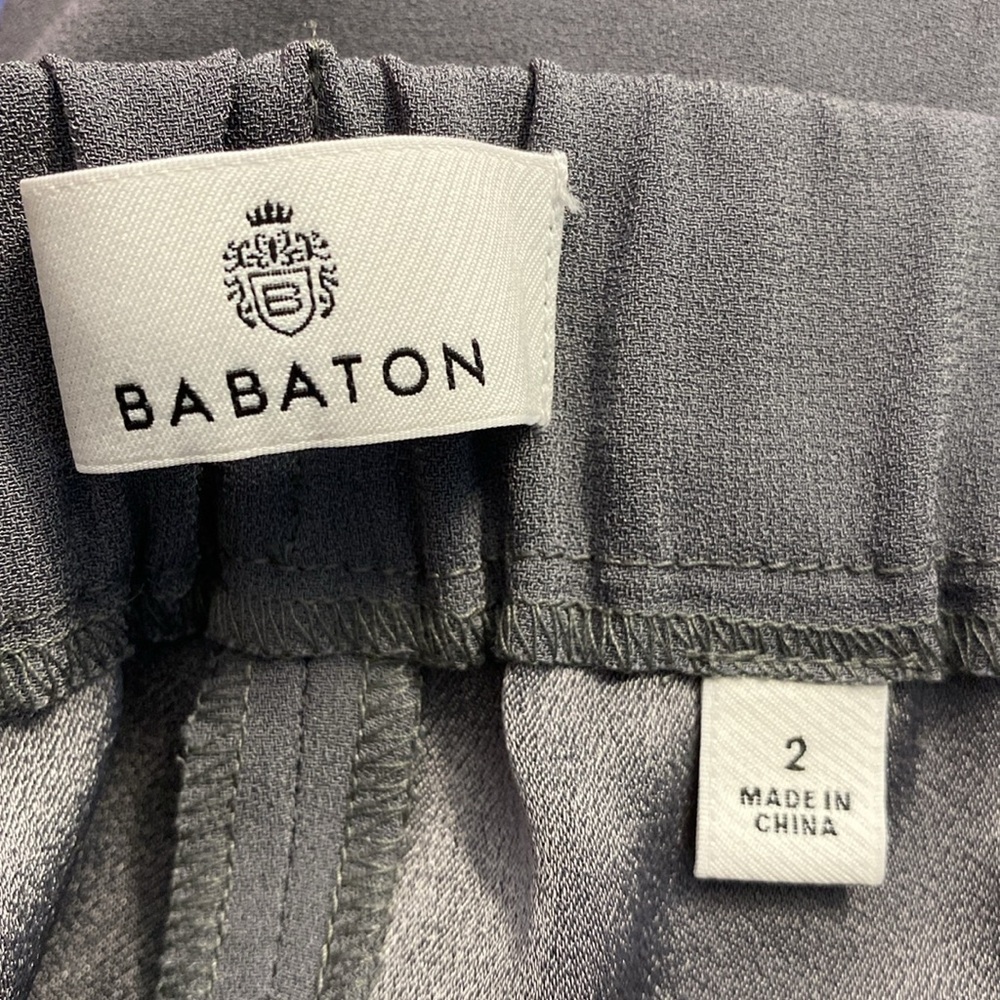 Babaton Conan Crop Pant In Charcoal Grey Size 2 - Picture 11 of 13